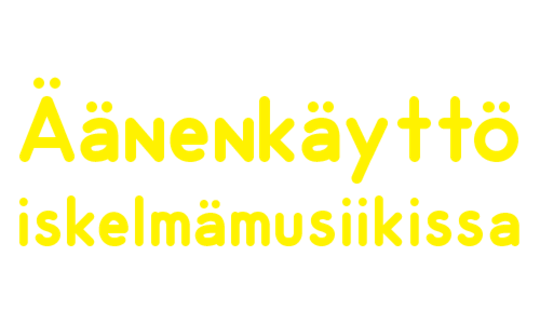 Äänenkäyttö iskelmämusiikissa